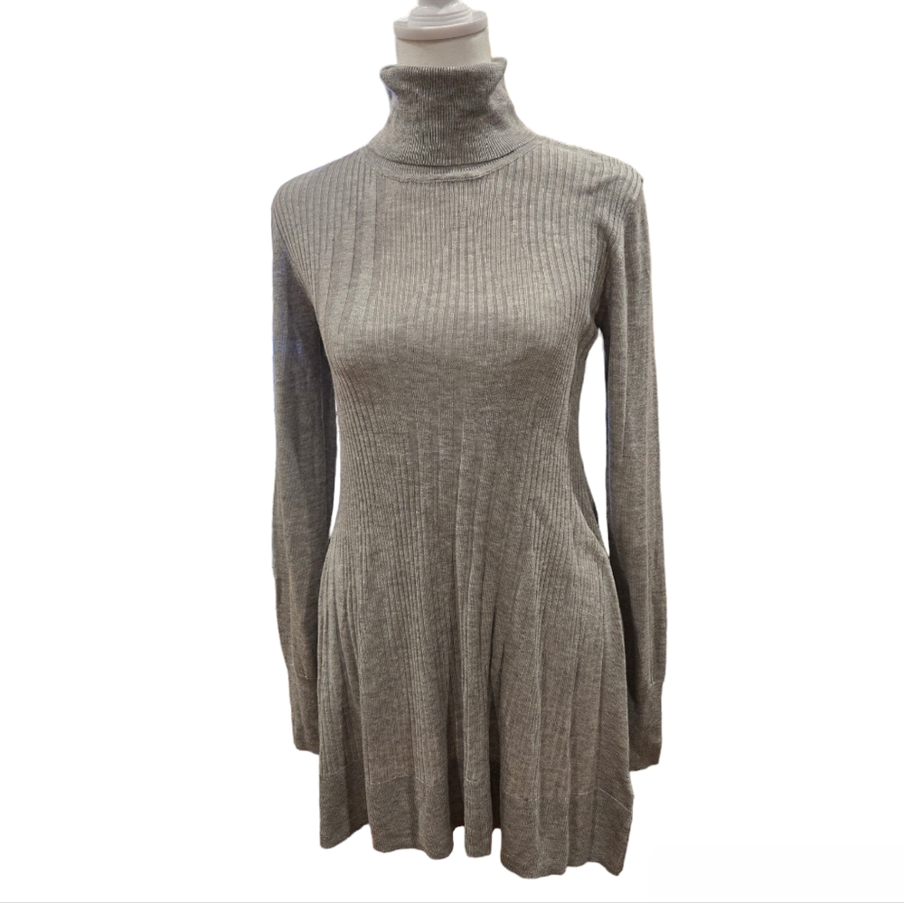 Apt. 9 Long sleeve Turtleneck Gray Lightweight Sweater Size XS
